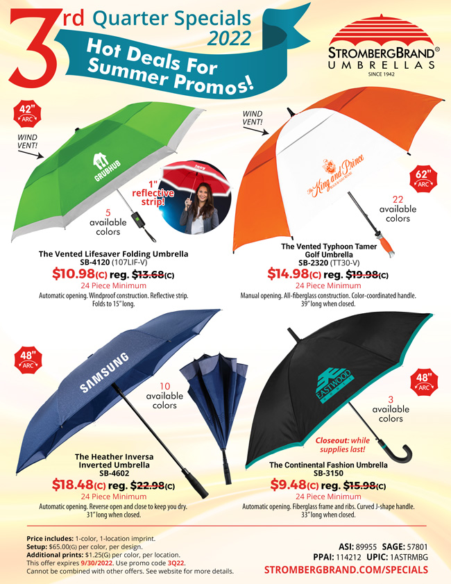 3Q Specials - Hot Deals For Summer Promos!
