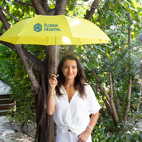 Umbrellas provide great UV protection!