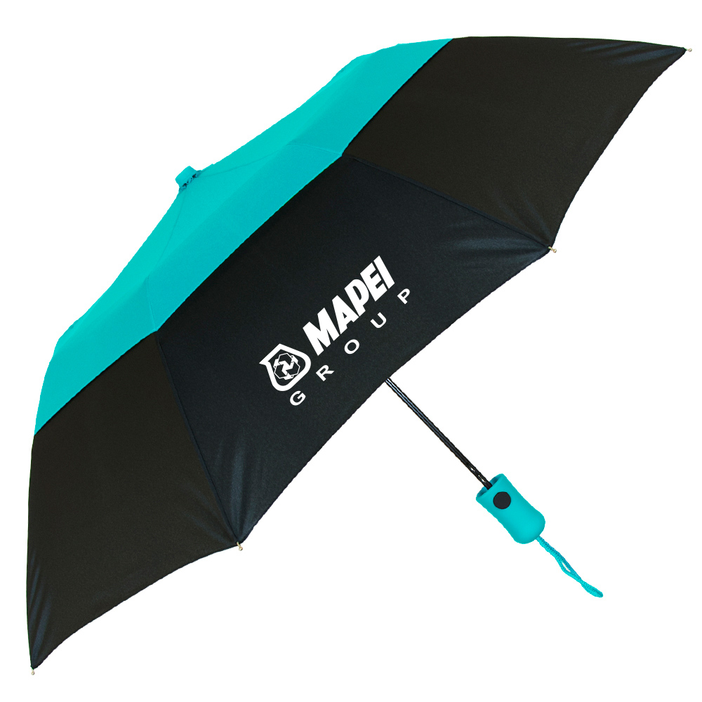 The Vented Color Crown Folding Umbrella
