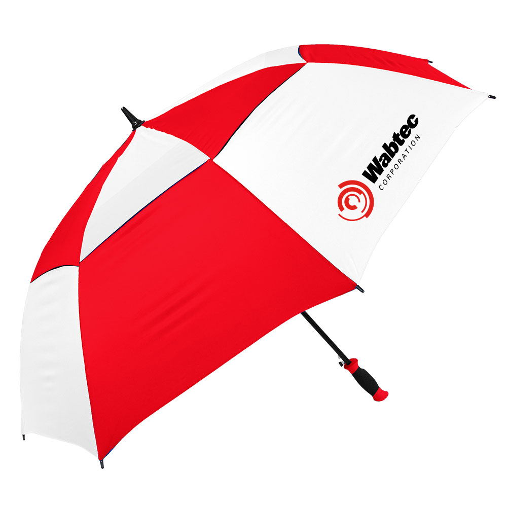 The Vented Checkerboard Golf Umbrella