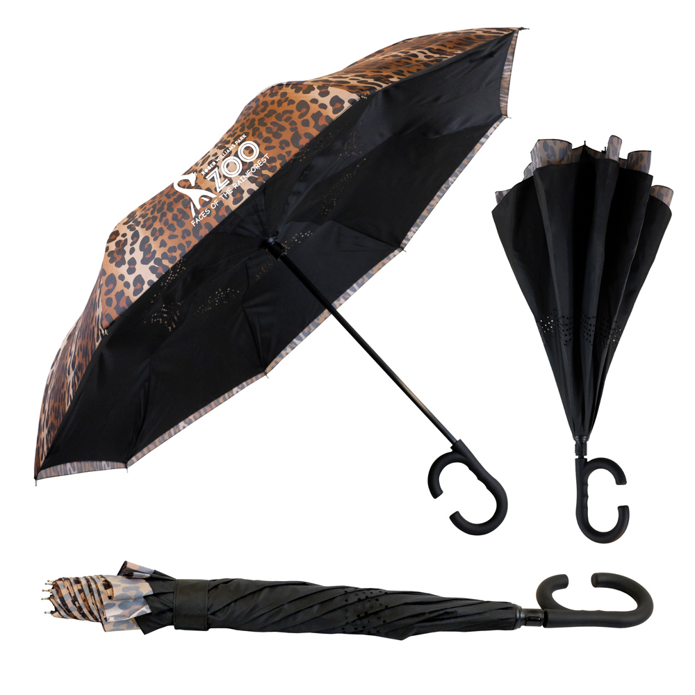 The Leopard ViceVersa Inverted Umbrella