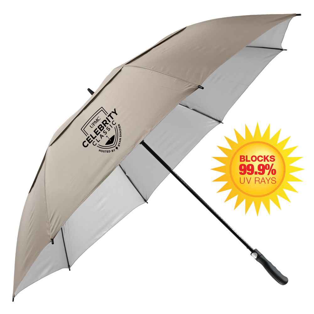 The Vented Hybrid UV Golf Umbrella