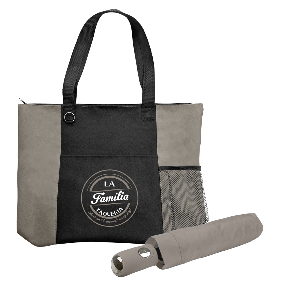 The Mariner Boat Tote Bag/Mighty Mite Umbrella Set