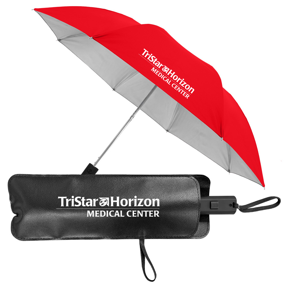 The Hybrid Spectrum UV Umbrella w/Deluxe Leatherette Case