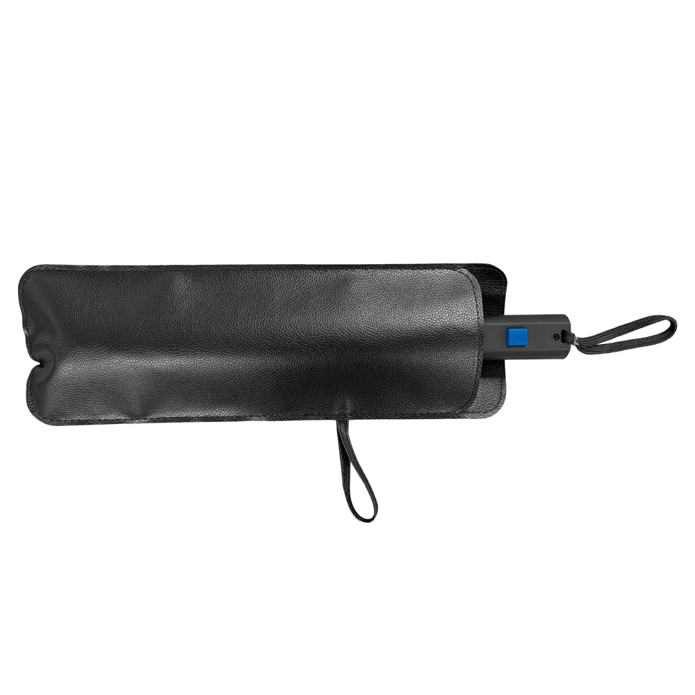 The Vented Lifesaver Folding Umbrella w/Leatherette Case